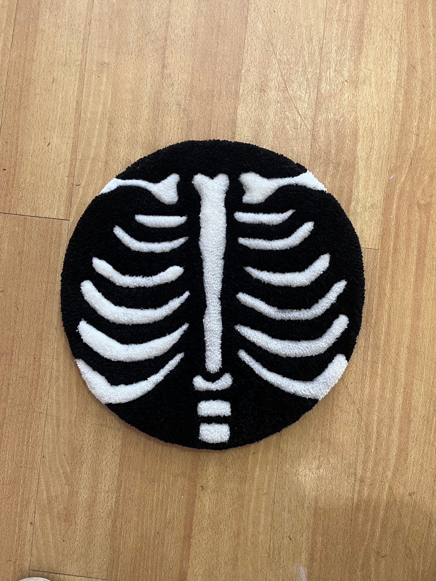 Ribcage rug